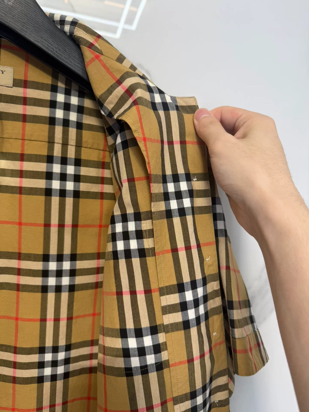 Burberry Brown Plaid Shirt