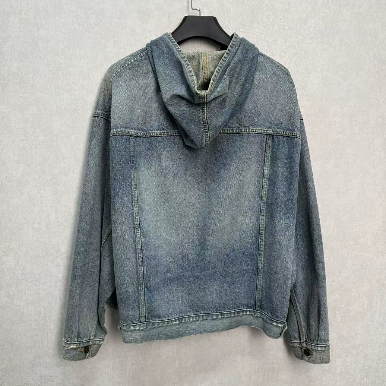 Balenciaga Denim Hooded Jacket - Devines