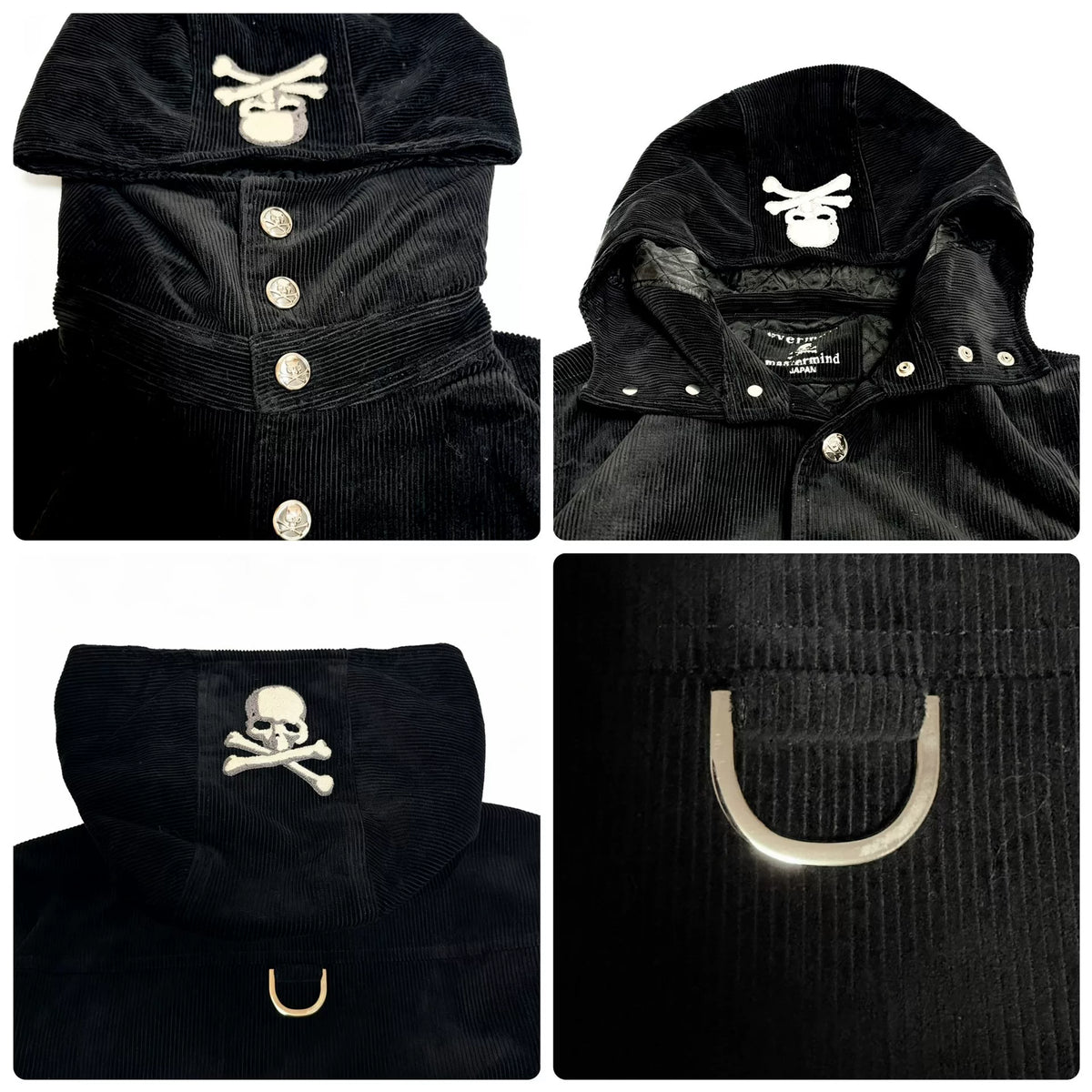 mastermind Japan AW10 Silver Corduroy Jacket