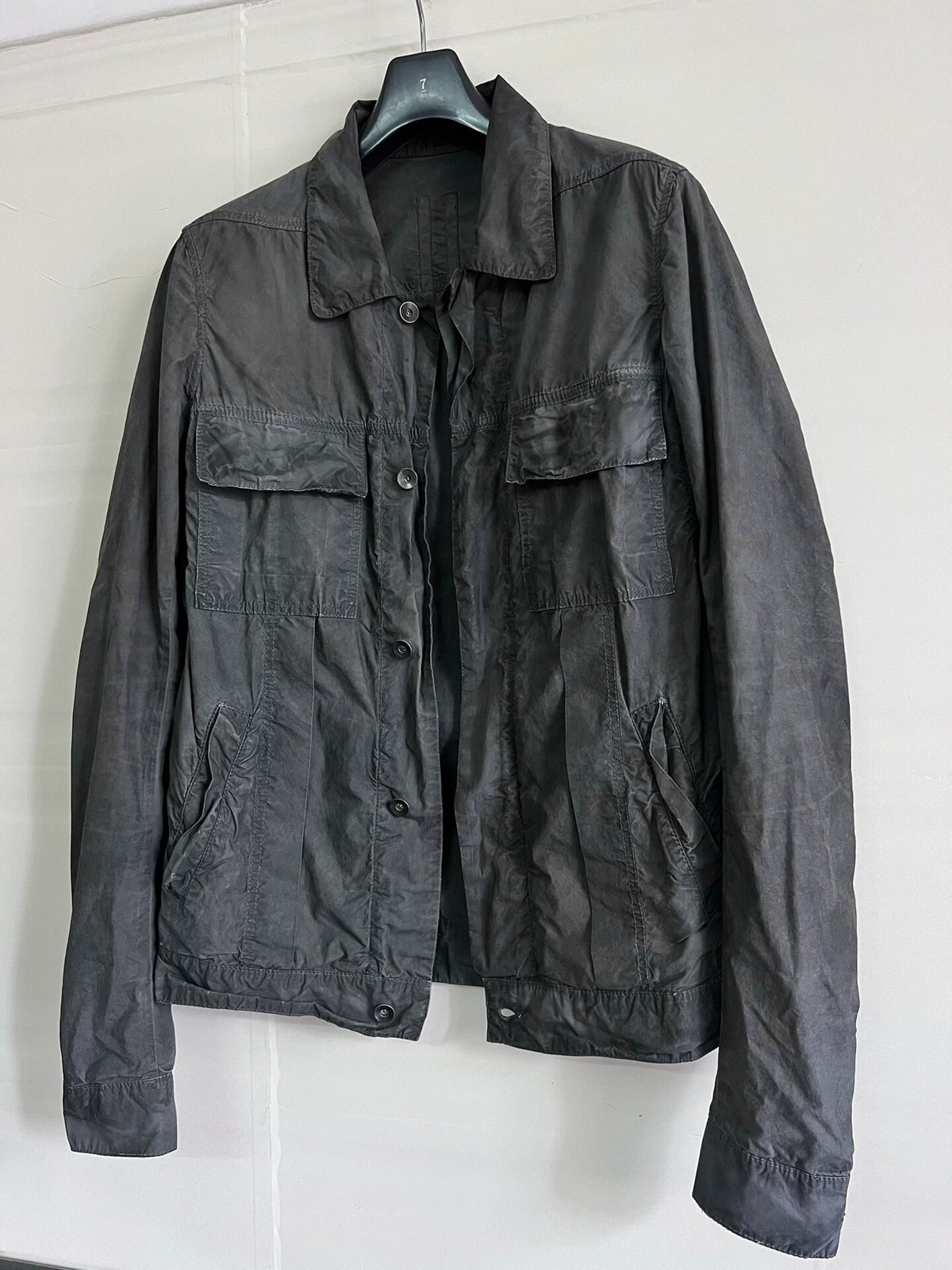 Rick Owens Vintage Dirty-Dye Distressed Jacket