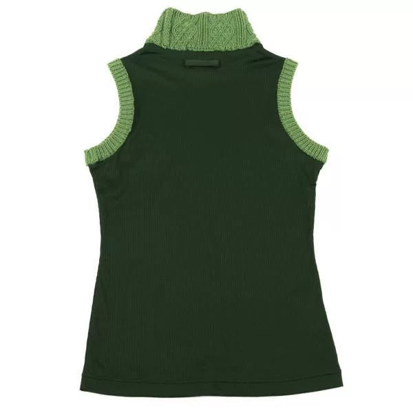 Jean Paul Gaultier Vintage Green Fur-Collar Jacket
