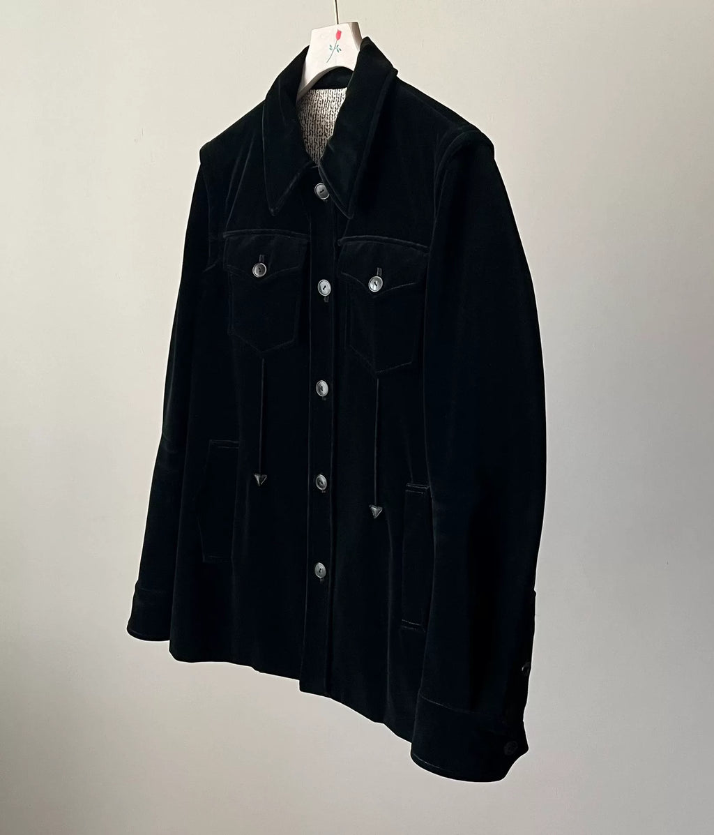 Number (N)ine velvet western jacket aw07