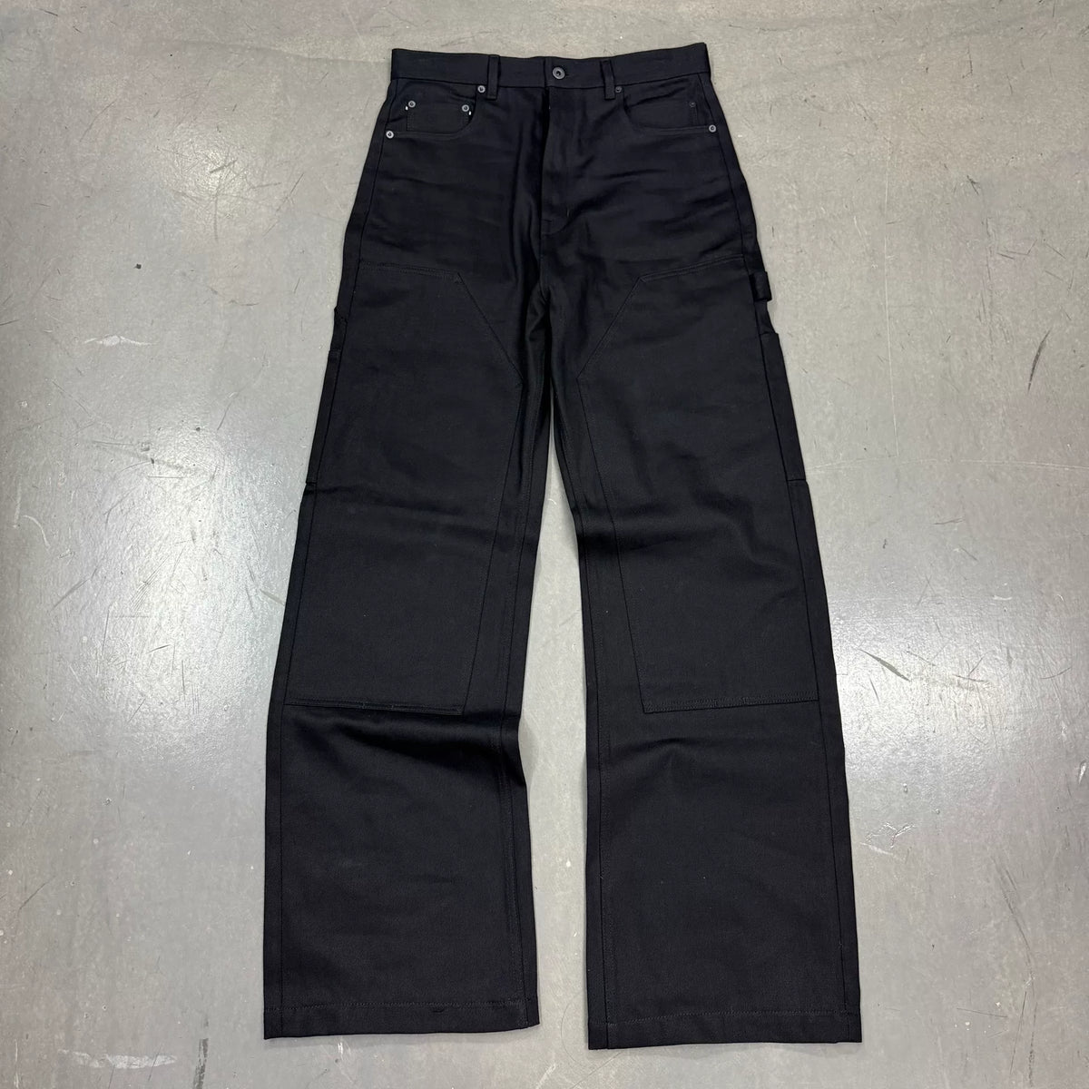 RICK OWENS DRKSHDW 25ss 12oz Double-Knee Pants