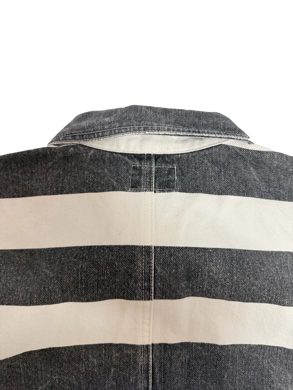 Neighborhood 13AW Drybak C- Black White Striped Fan Cotton Jacket