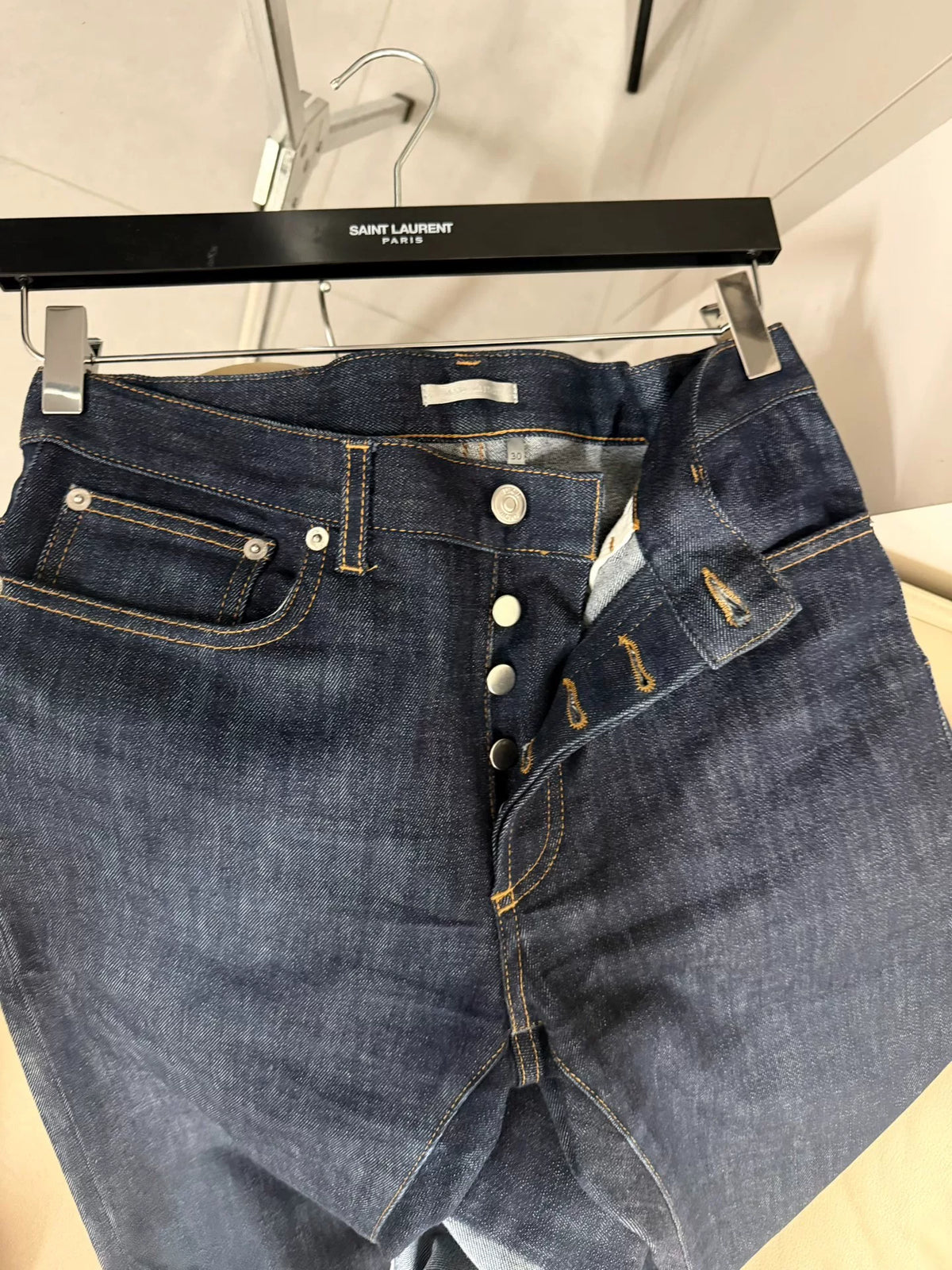 Dior Homme SS22 Blue Oblique Monogram Denim Jeans