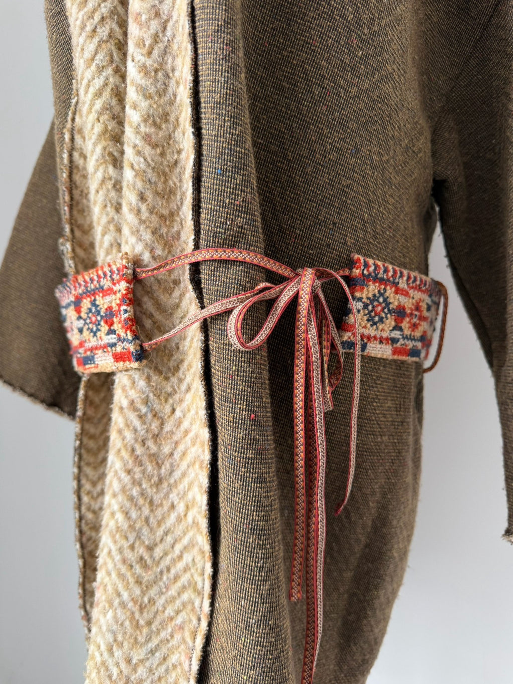 Kapital Kazuhiko Hirata Vintage Long Robe Hooded Coat