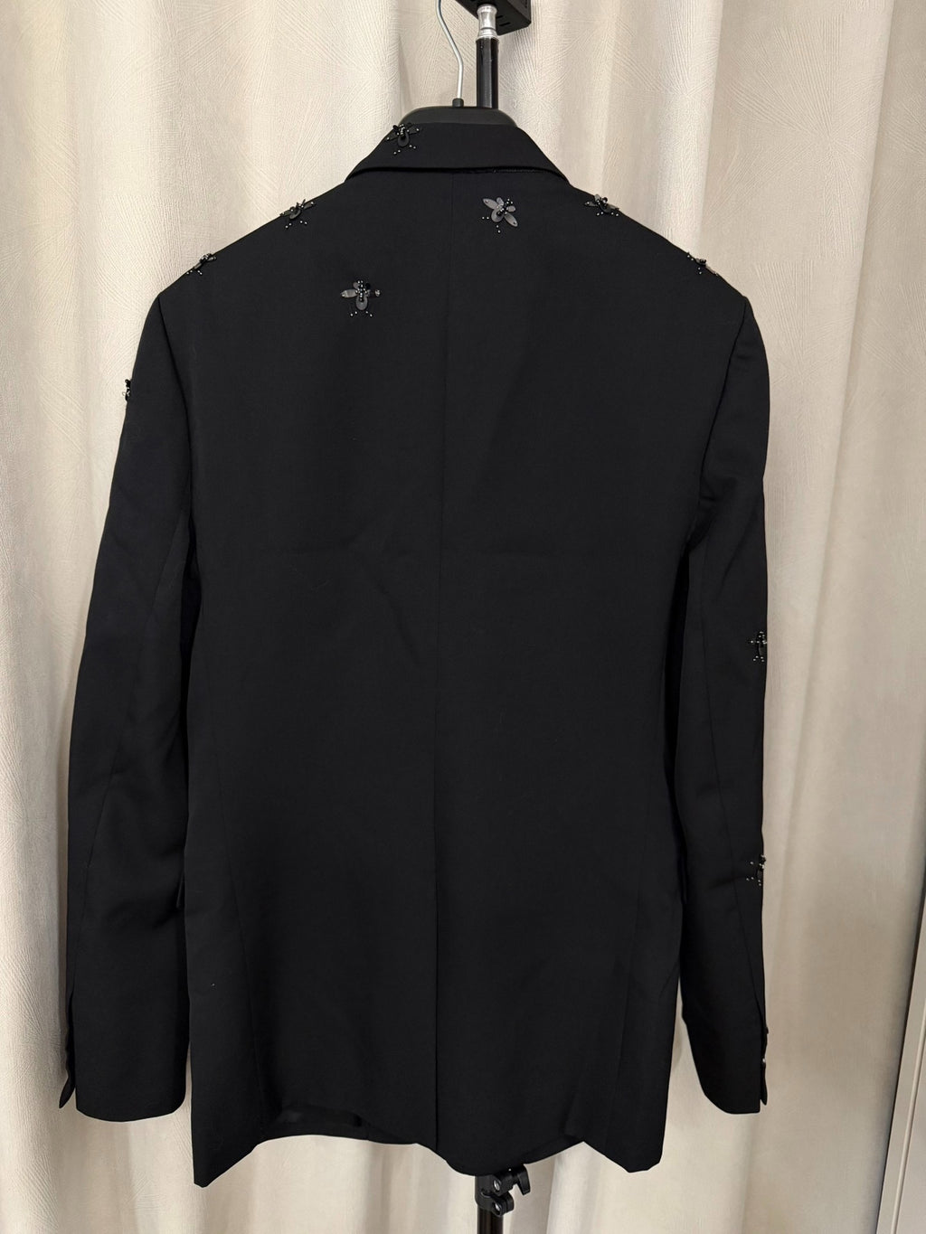 Dior Homme SS21 Crystal Beaded Honeybee Blazer by Hedi Slimane