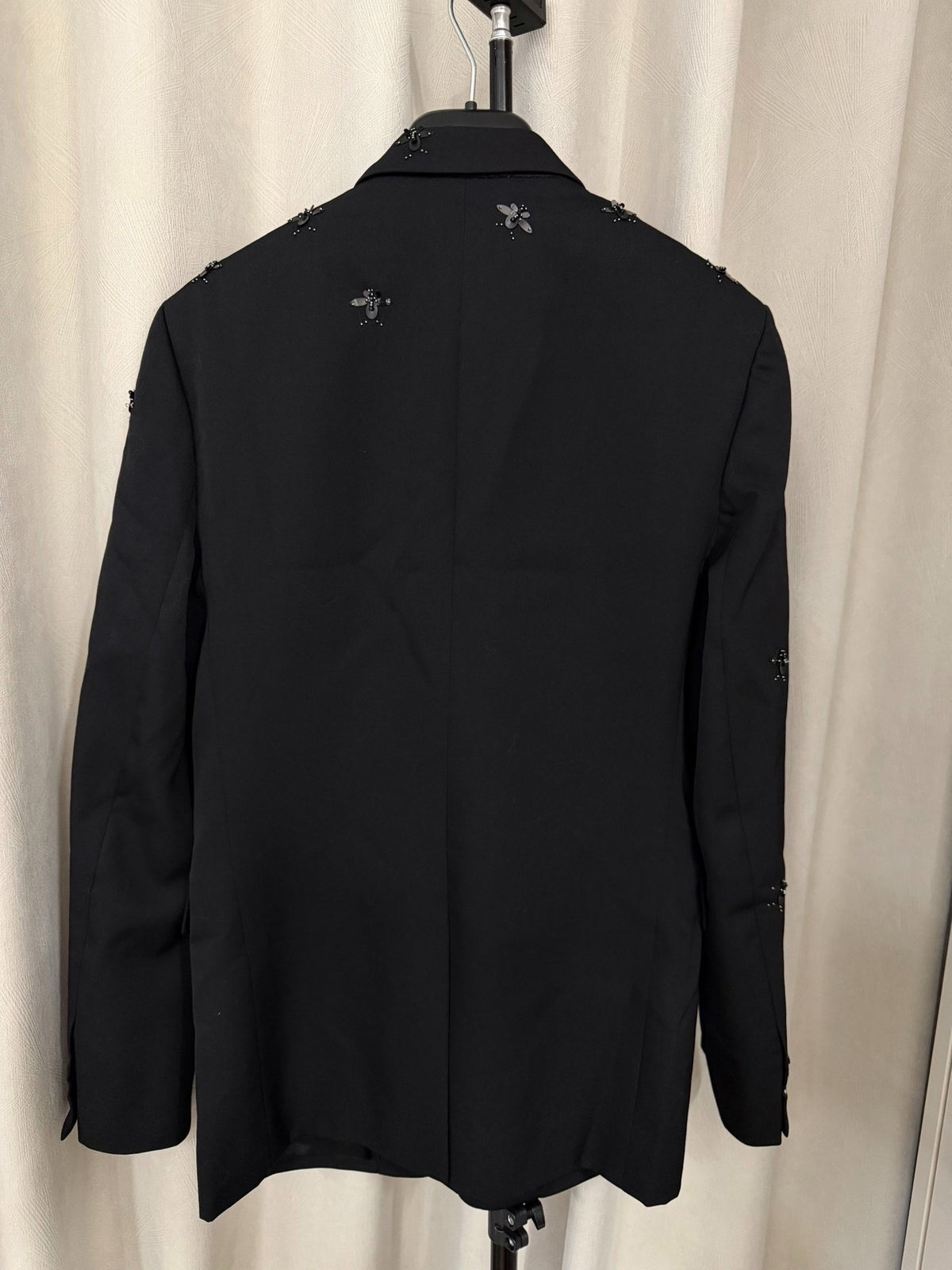 Dior Homme SS21 Crystal Beaded Honeybee Blazer by Hedi Slimane
