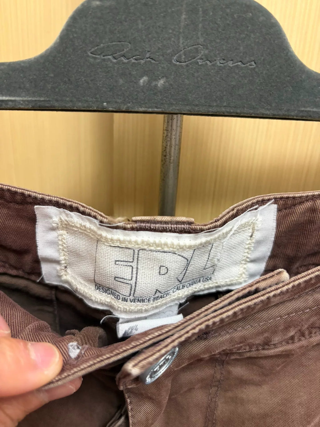 Erl Brown Detachable Cargo Pants