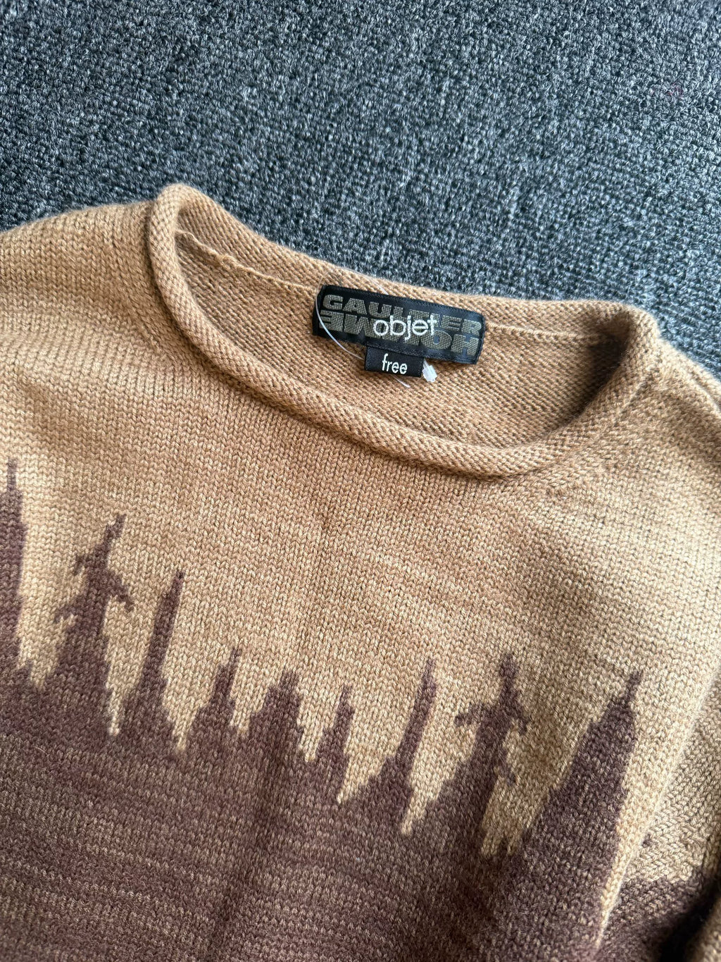 Gault Gaultier Homme Objet Sweater in Brown