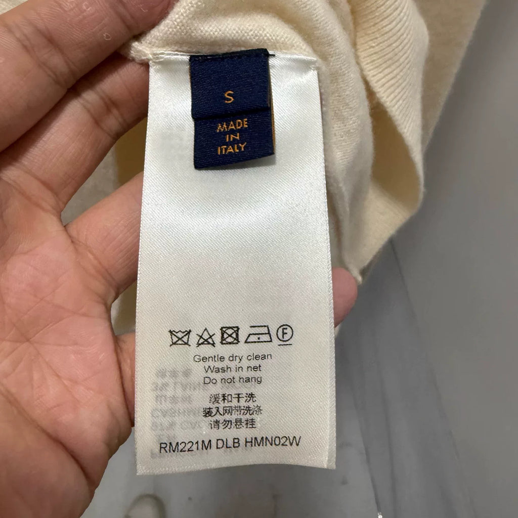 Louis Vuitton Dragon Embroidered Logo Sweater