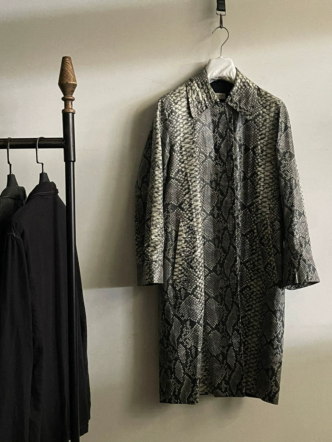 Dries Van Noten 09AW Snake Skin Cotton Coat