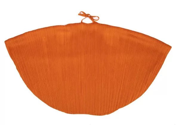 Issey Miyake Vintage Orange Pleated Top