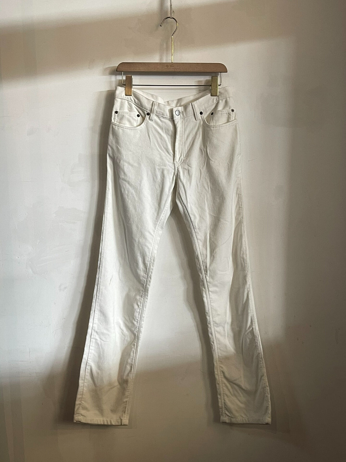 Ann Demeulemeester Velvet Denim Cotton Trousers