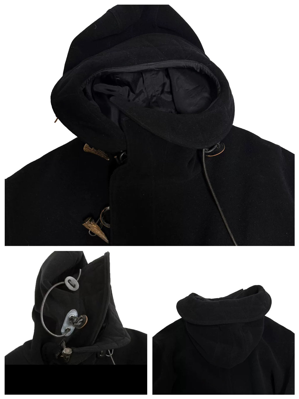 Yohji Yamamoto Pour Homme Mainline Hooded Wool Gabardine Coat