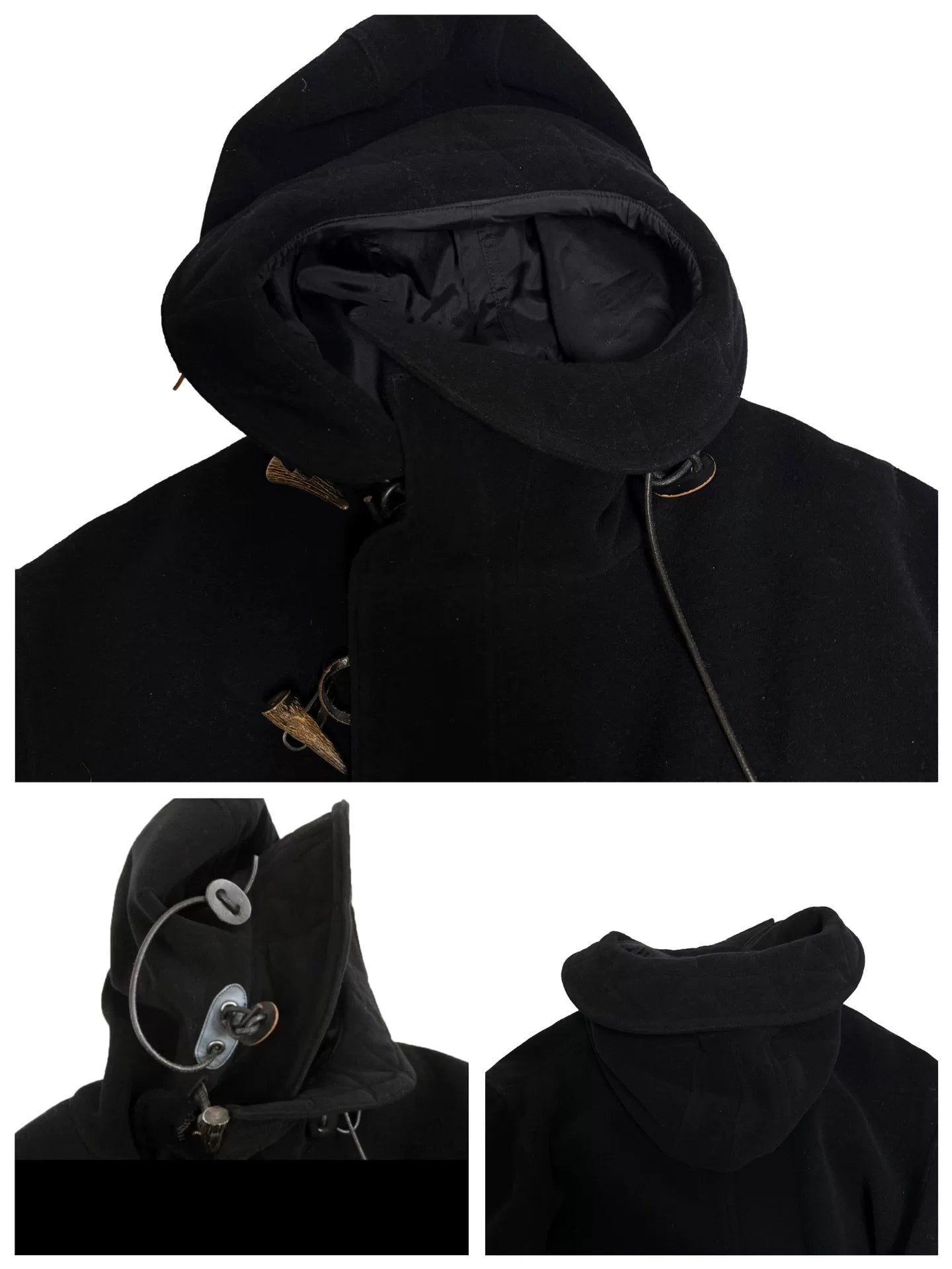 Yohji Yamamoto Pour Homme Mainline Hooded Wool Gabardine Coat