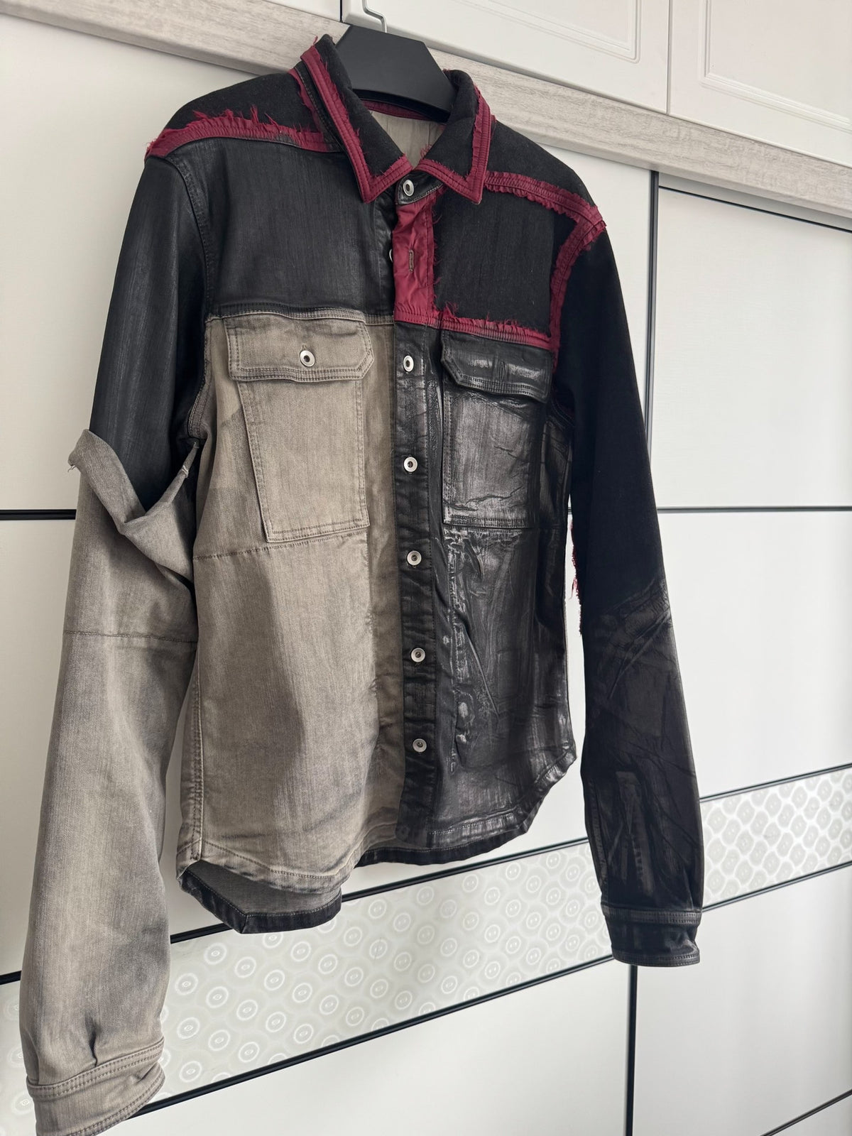 Rick Owens Waxed Panel Jacket