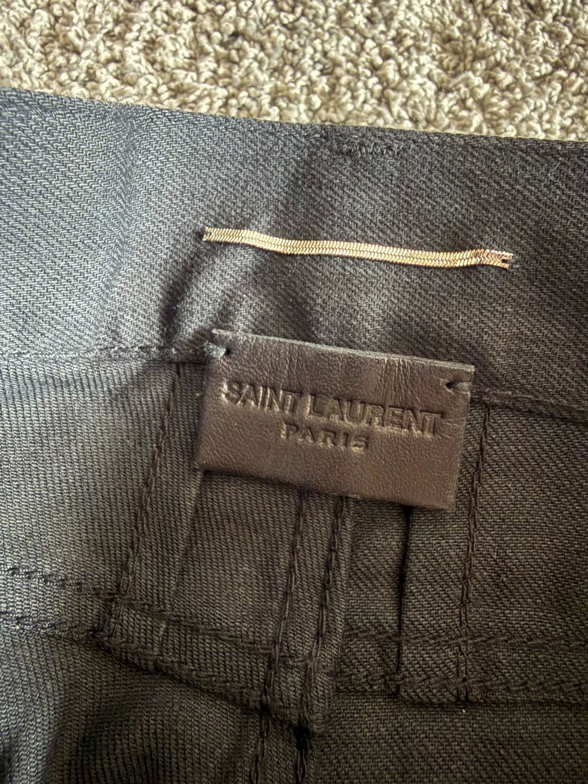Saint Laurent Slp Paris Fw16 denim D02 By Hedi Slimane