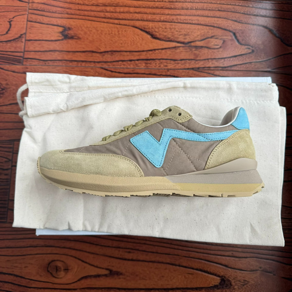 Visvim 25SS Fkt Runner Khaki Shoes