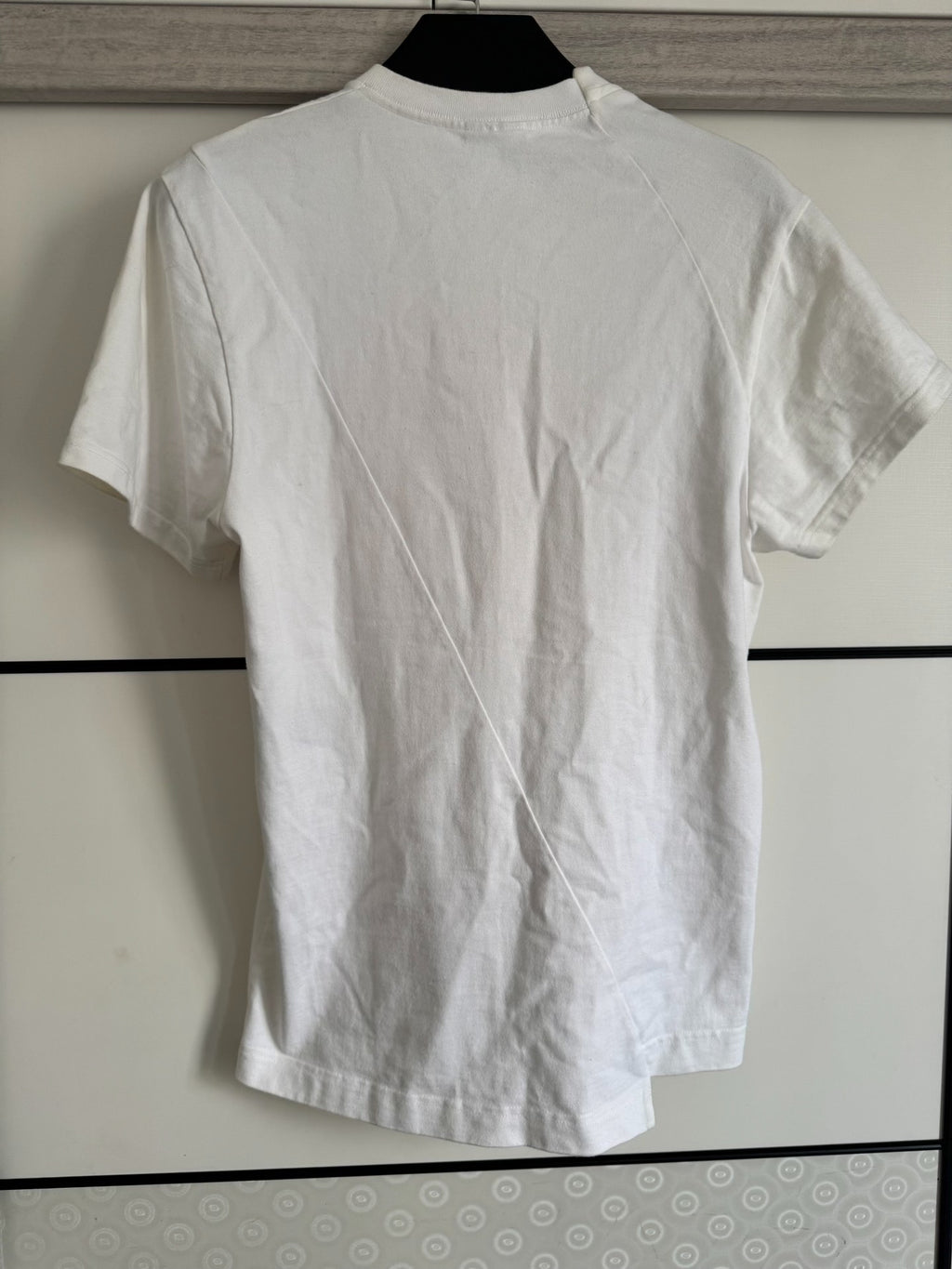 Vetements Asymmetric Panel Short Sleeve Top