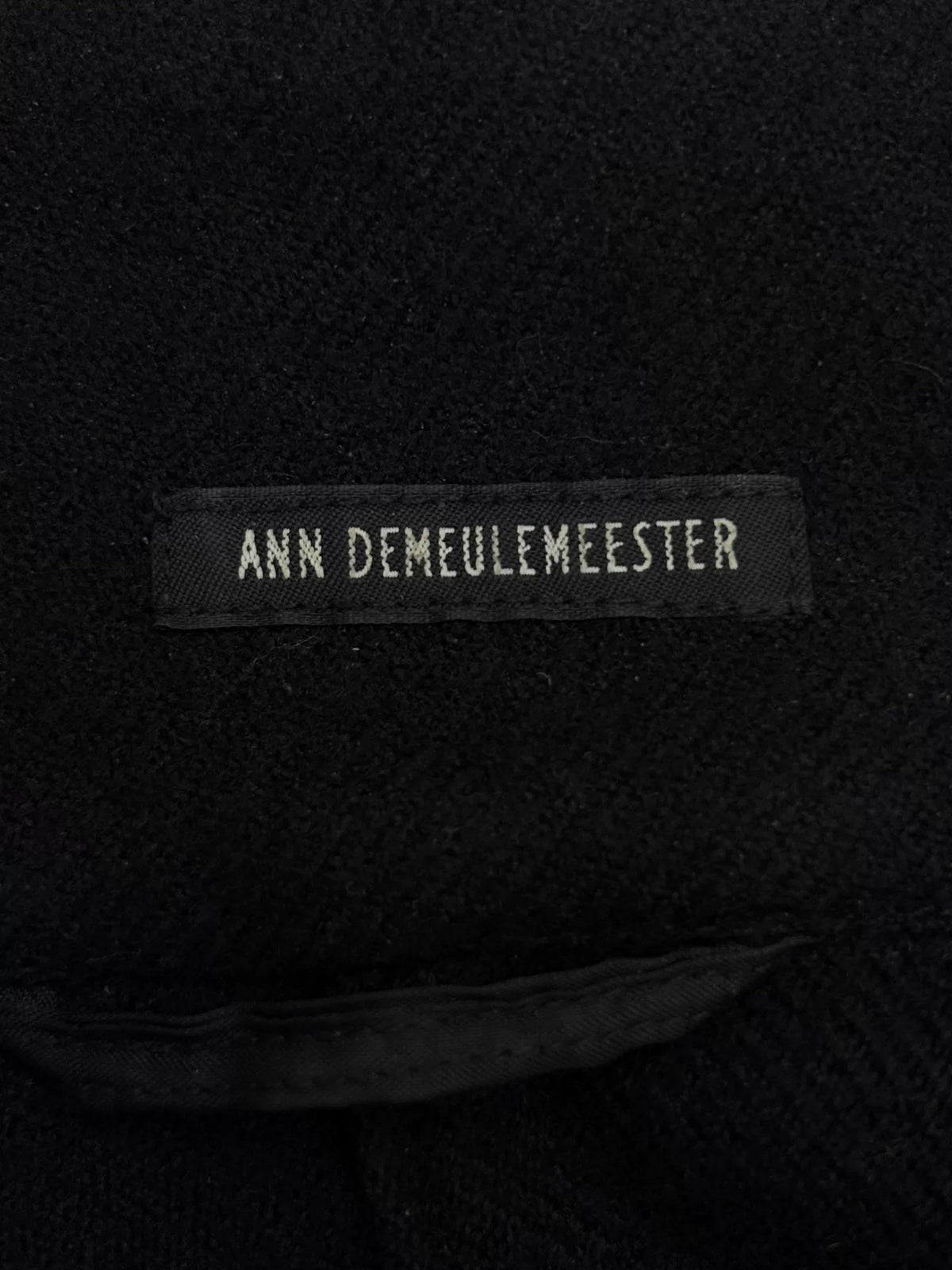 Ann Demeulemeester FW01 Runway Wool Cape