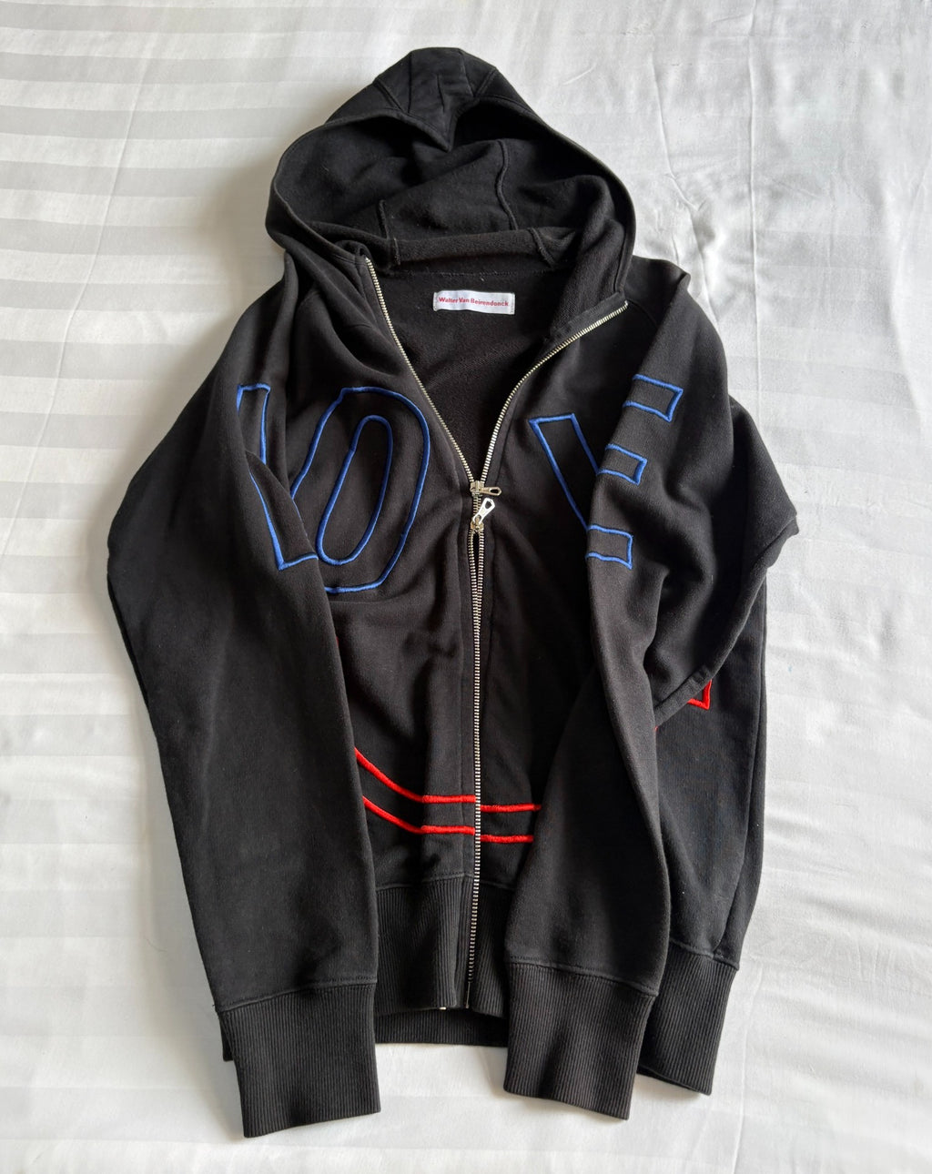 Walter van Beirendonck embroidered hoodie jacket