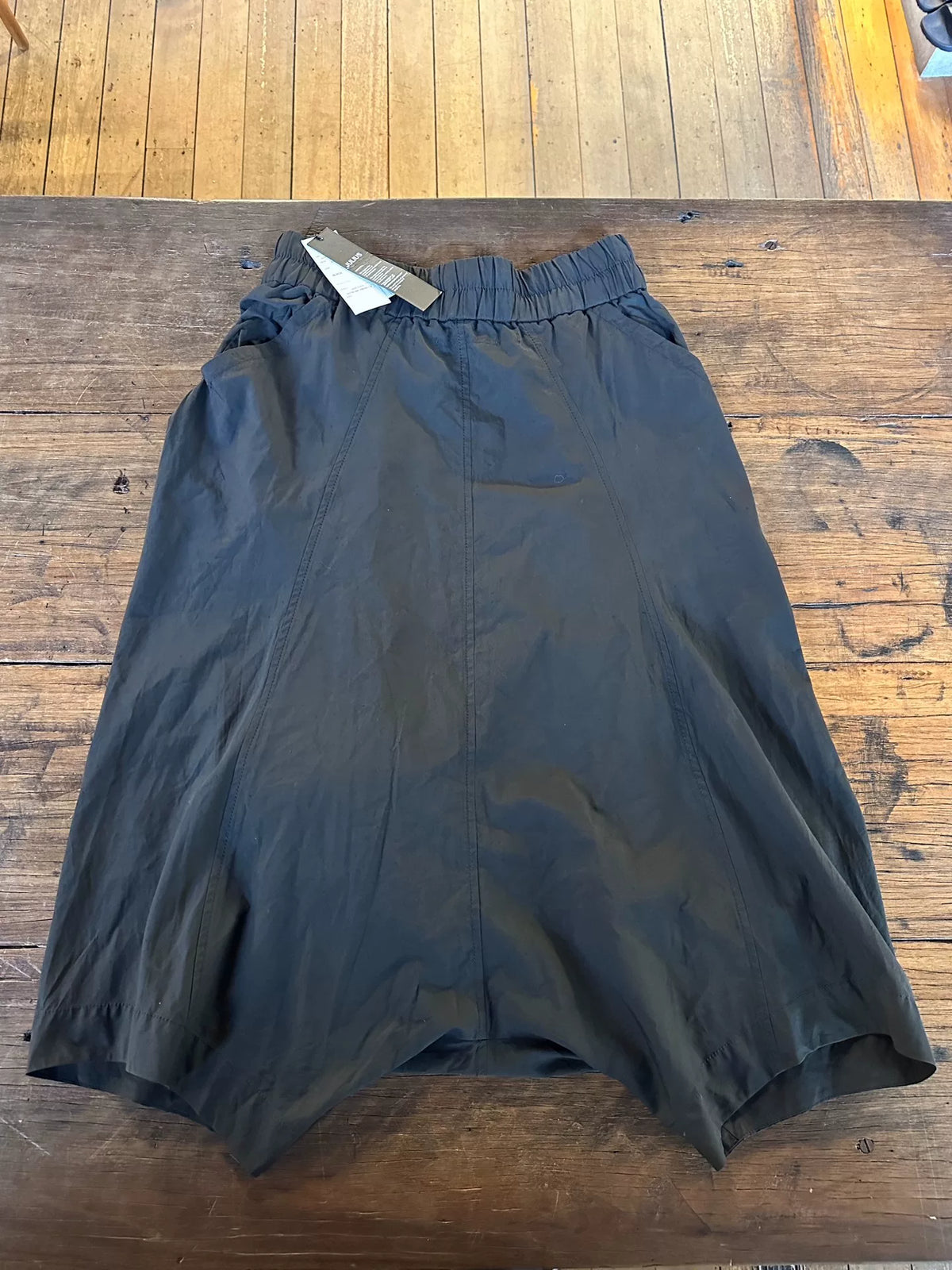 Julius SS16 Black Cotton Viscose Pants