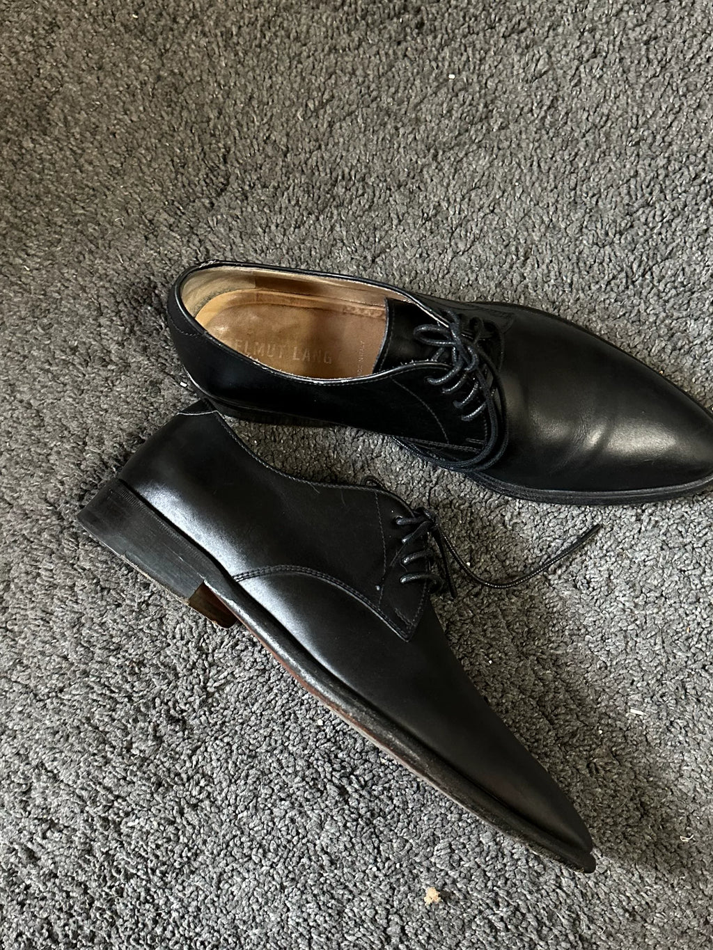 Helmut Lang Archive Derby Pointed Toe Dervies