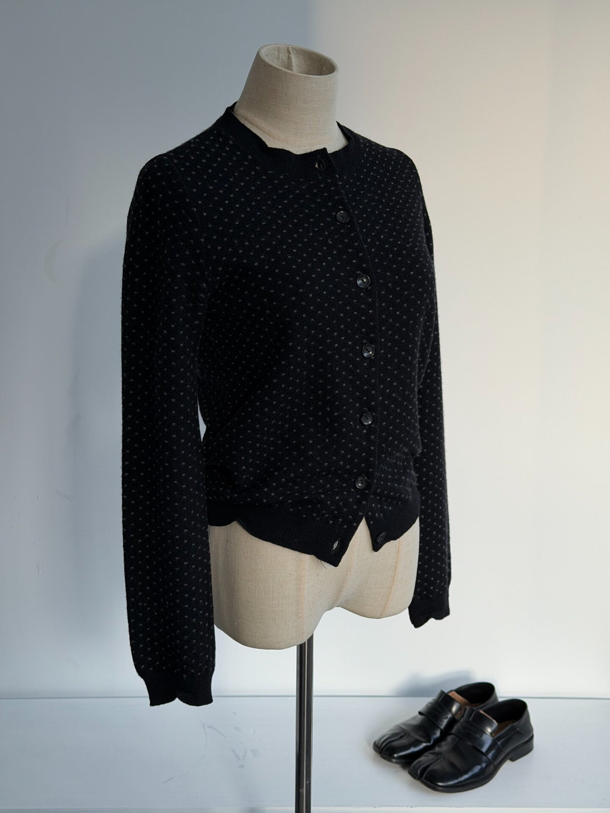 Maison Martin Margiela 1990s Polka Dot Wool Sweater