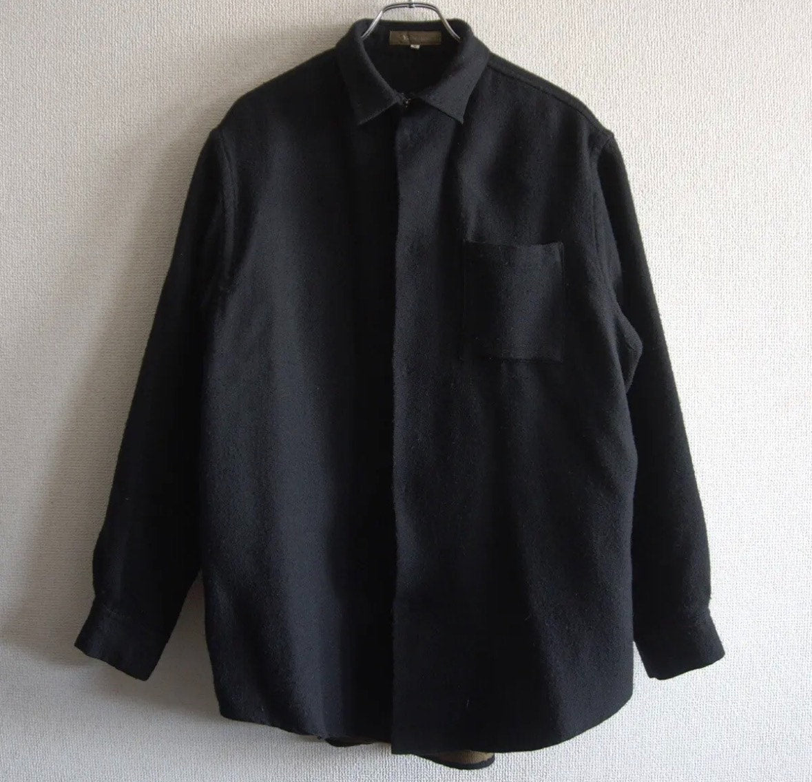 Yohji Yamamoto 1990s Wool Blend Oversized Shirt