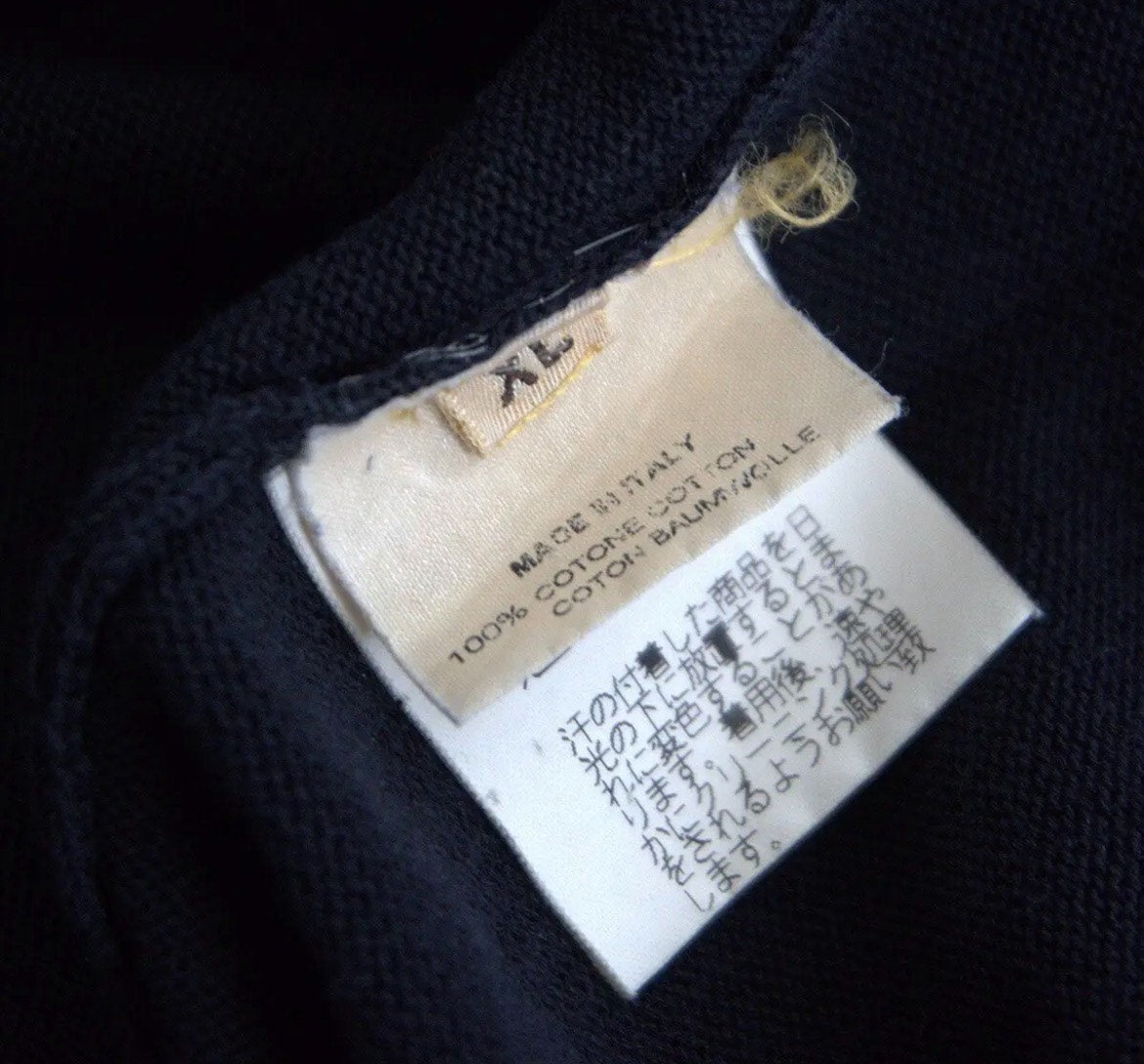 HERMES 1980s Long Sleeve Polo Shirt