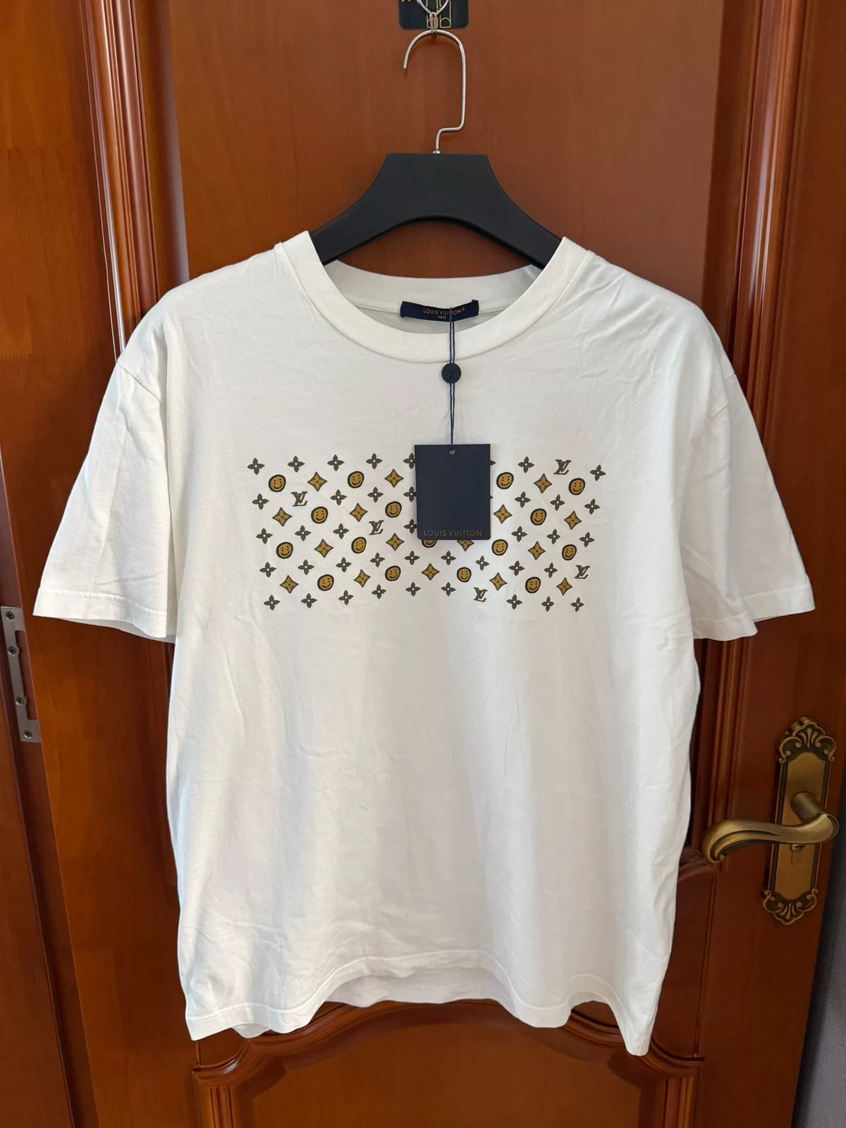 Louis Vuitton × CpfM Smiley Logo Short Sleeve Top