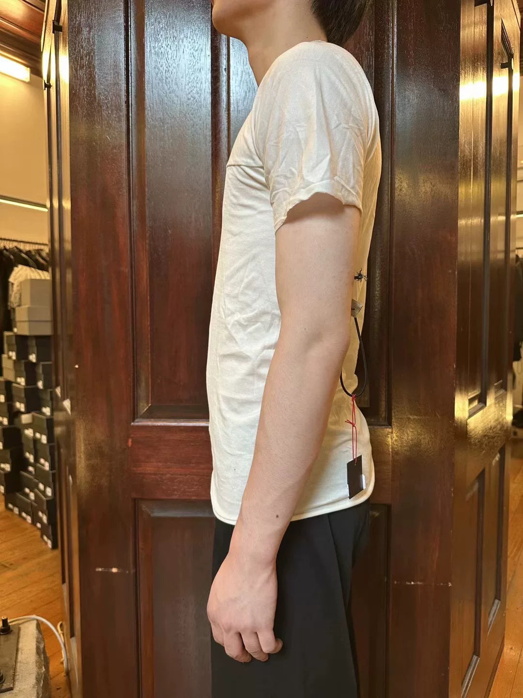 M.A+ FW24 White One Piece Cotton Tee