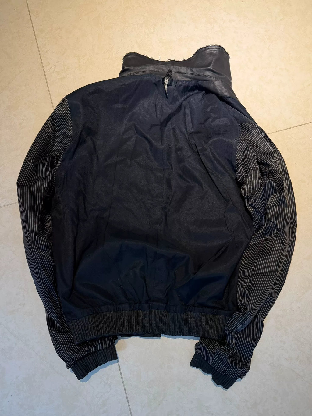 Dior Navy Blue Ma1 Reversible Lambskin Jacket