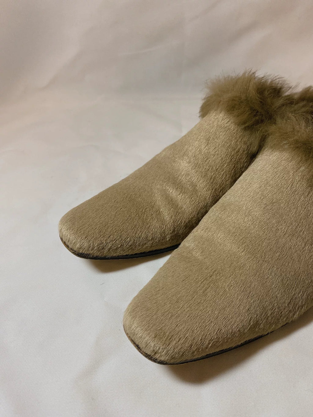Yohji Yamamoto Fuzzy Slippers