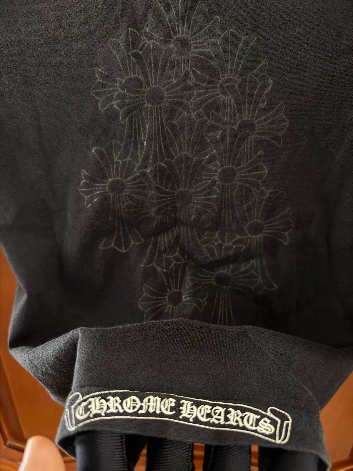 Chrome Hearts Black Short Sleeve Top