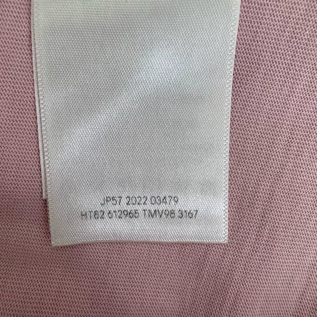 Balenciaga Sakura Pink Letter Wheat Ear Print Short Sleeve Top