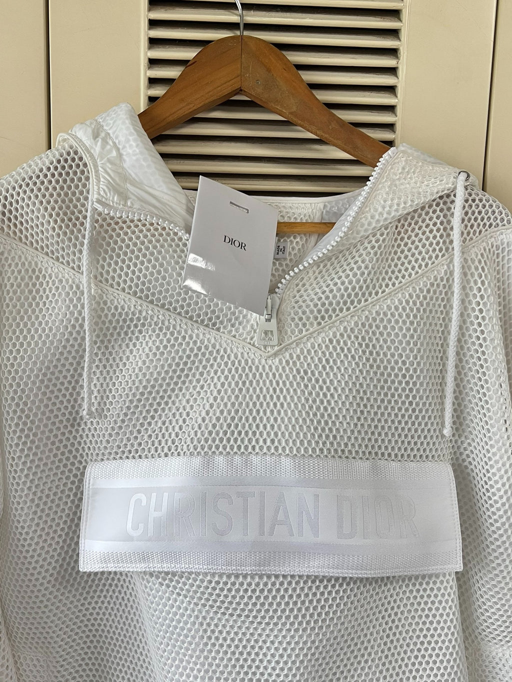 Dior Mesh Tech Mesh Hooded Jacket