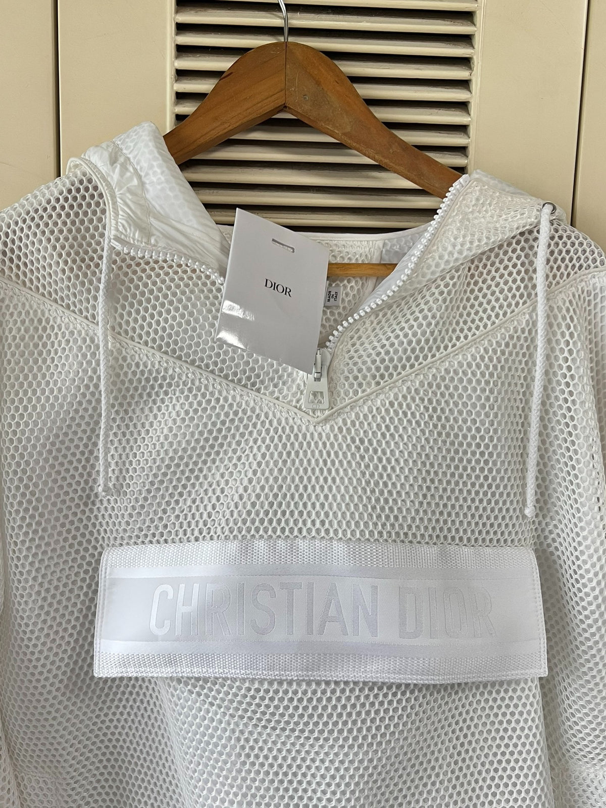 Dior Mesh Tech Mesh Hooded Jacket