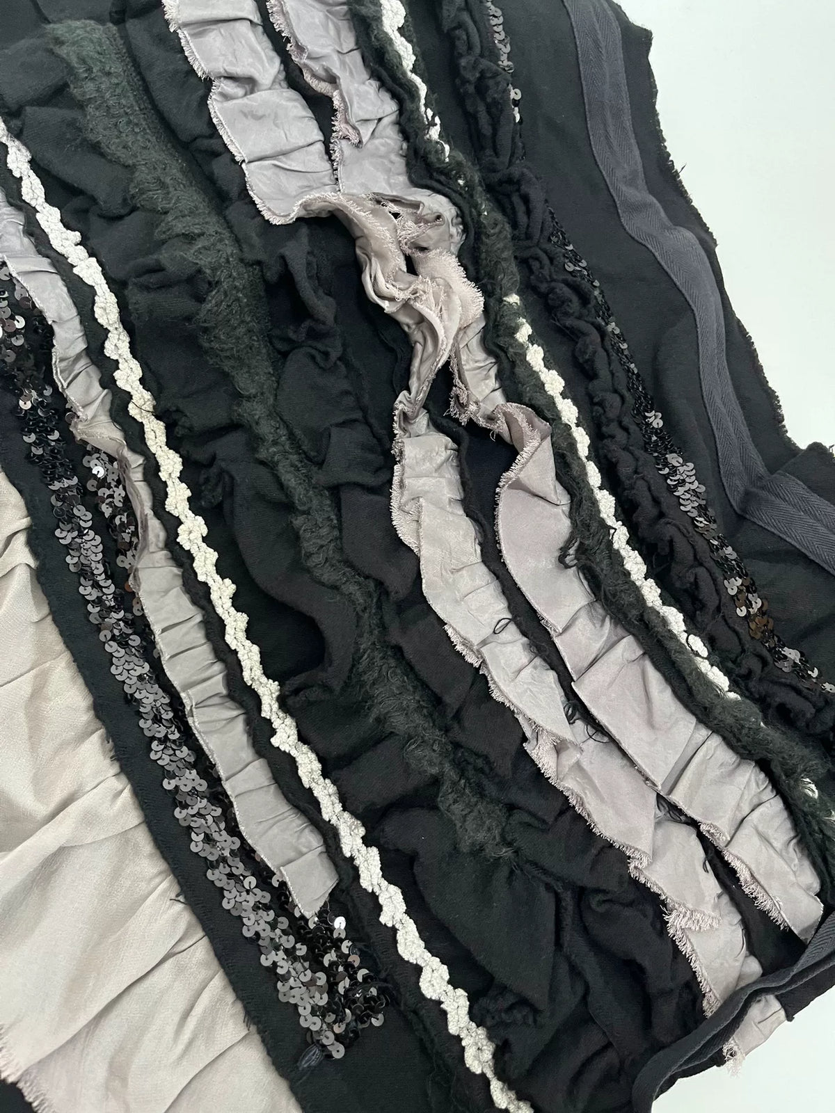 Comme des Garçons Tricot line, Rei Kawakubo, tiered half skirt