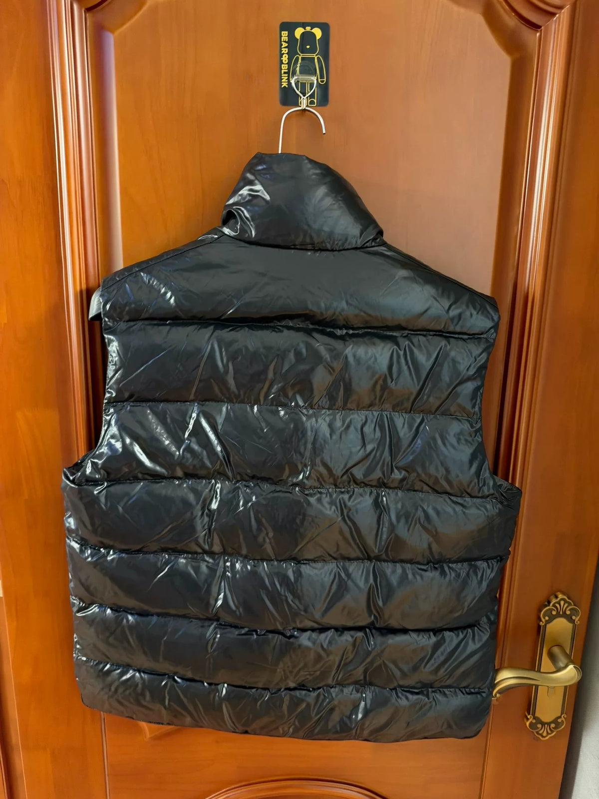 Moncler Tibb Black Glossy Down Vest