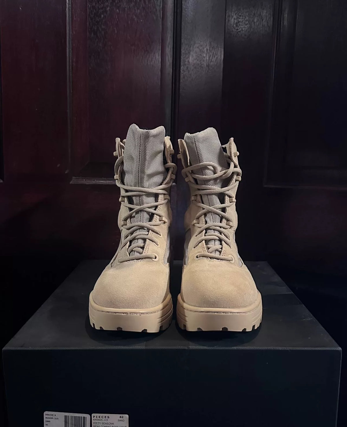 Yeezy SEASON 4 LIGHT SAND COMBAT Boots