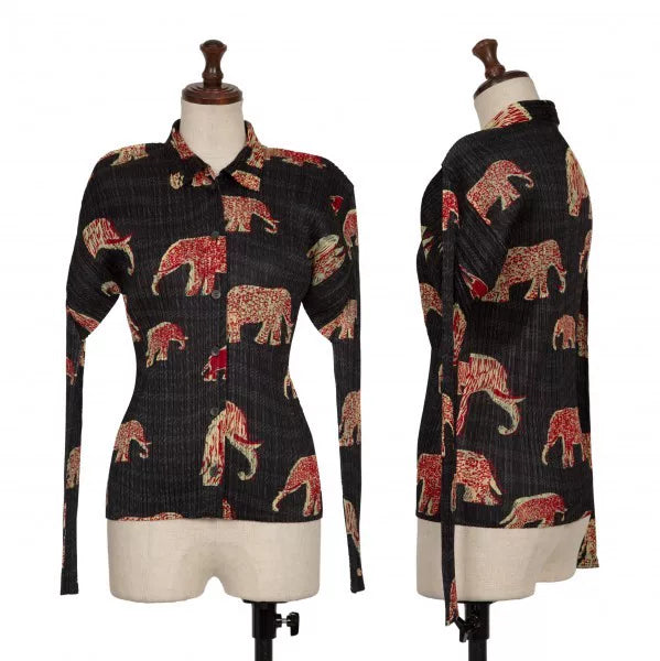 Issey Miyake Vintage Elephant Pleated Top