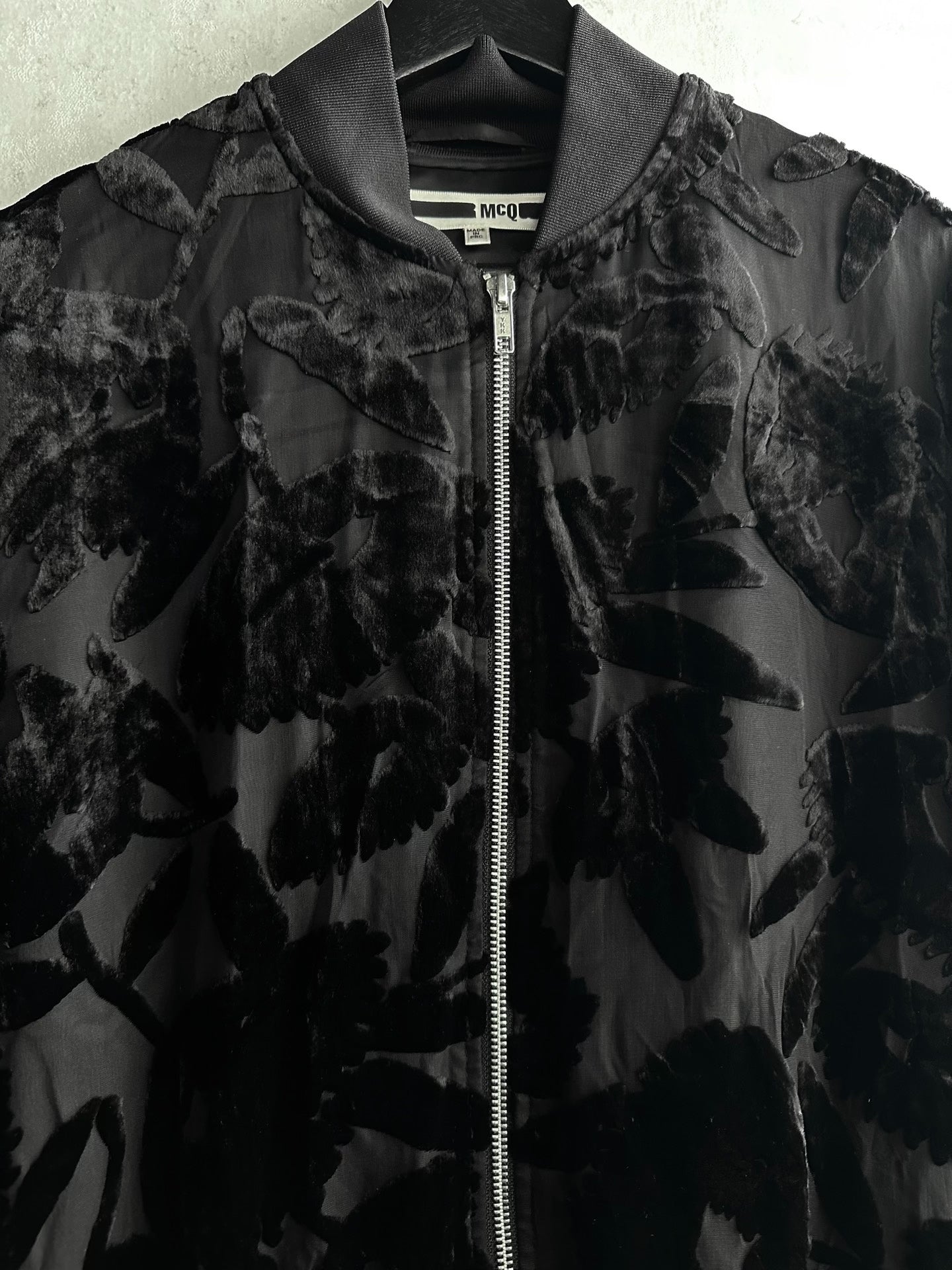 Alexander McQueen Silk Velvet Mainline Jacket
