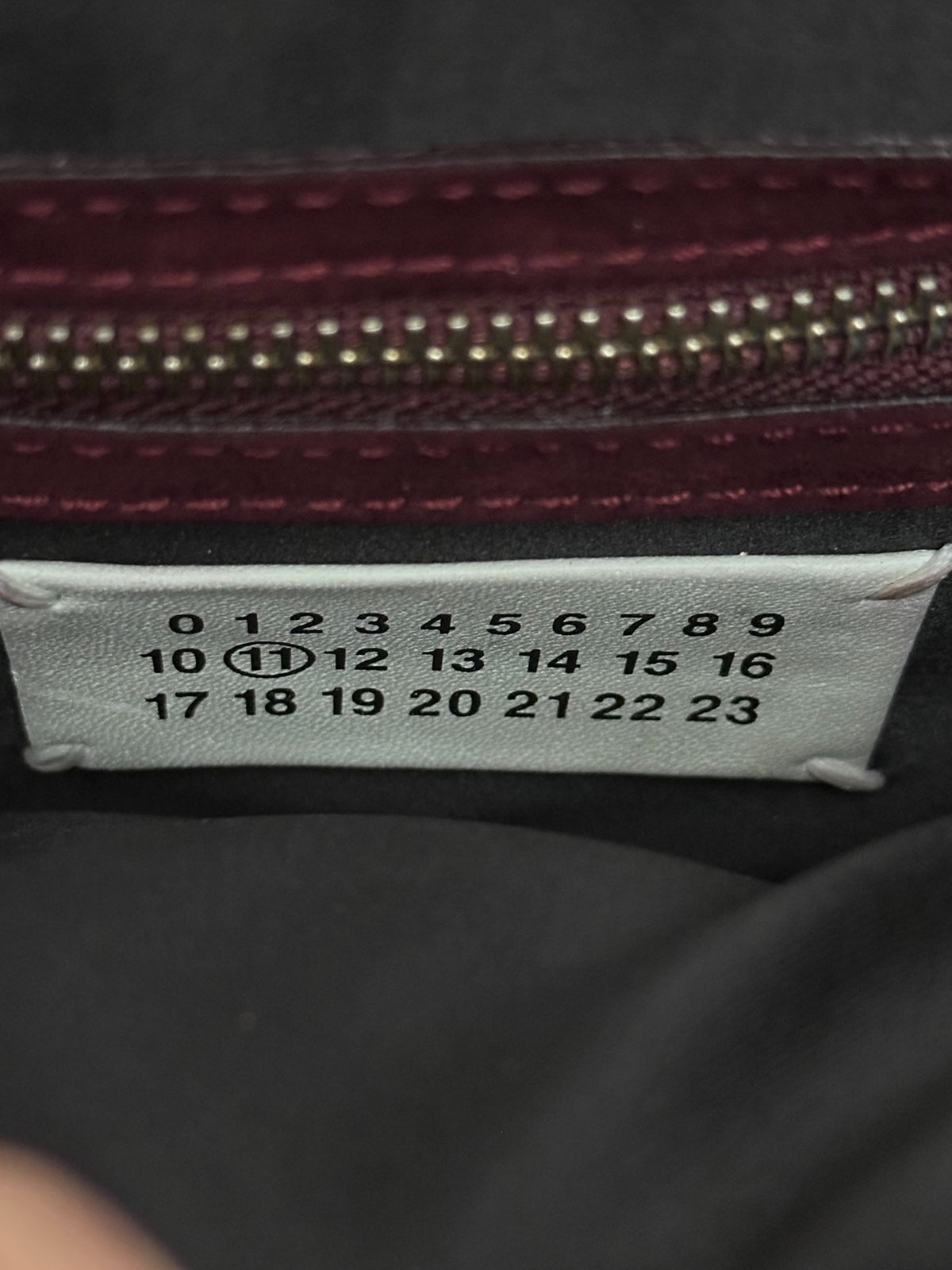 Maison Martin Margiela Scarlet Suede Small Crossbody Bag
