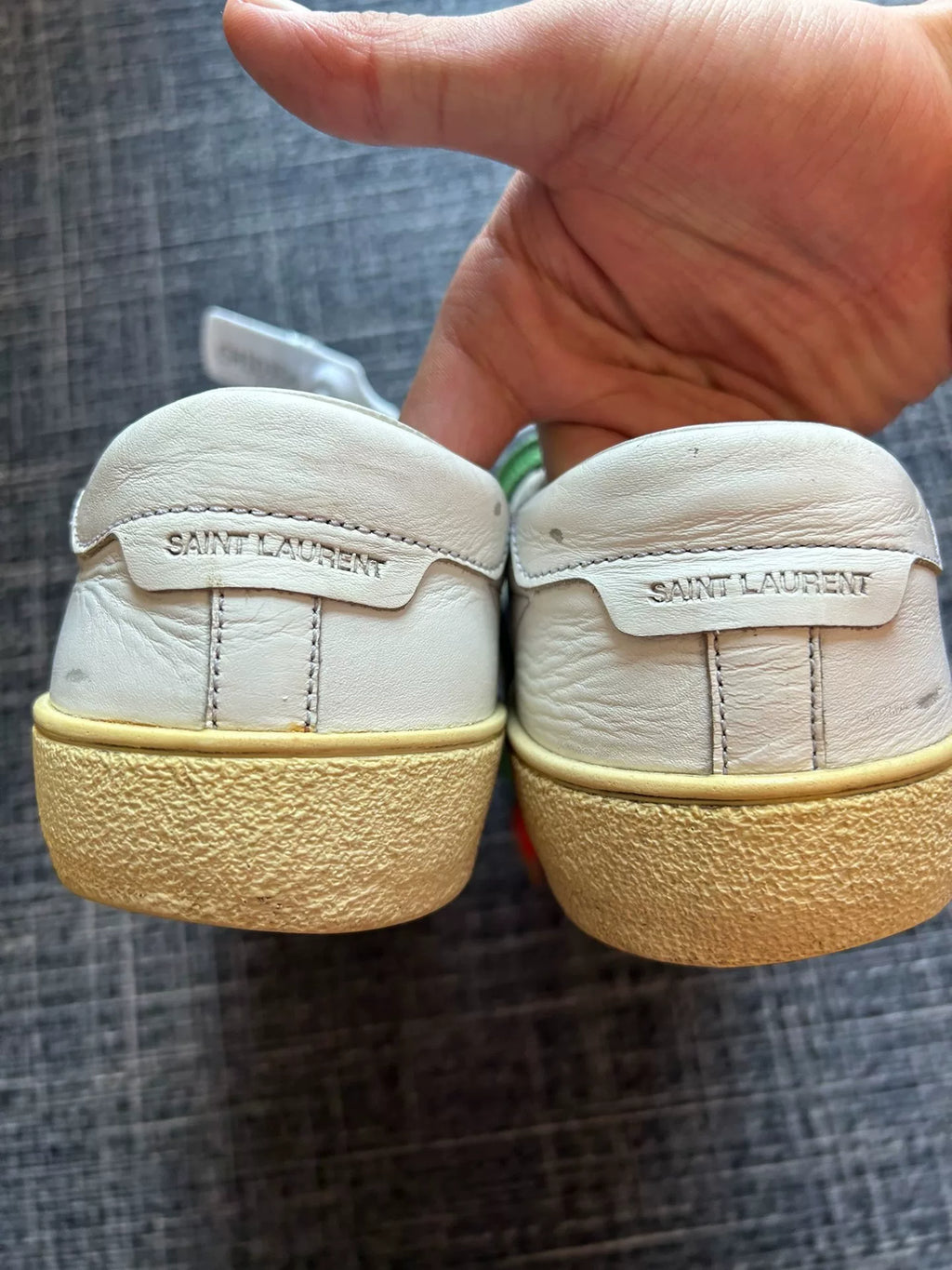 Saint Laurent SS16 SL37 GD Rainbow Studded Sneakers by Hedi Slimane