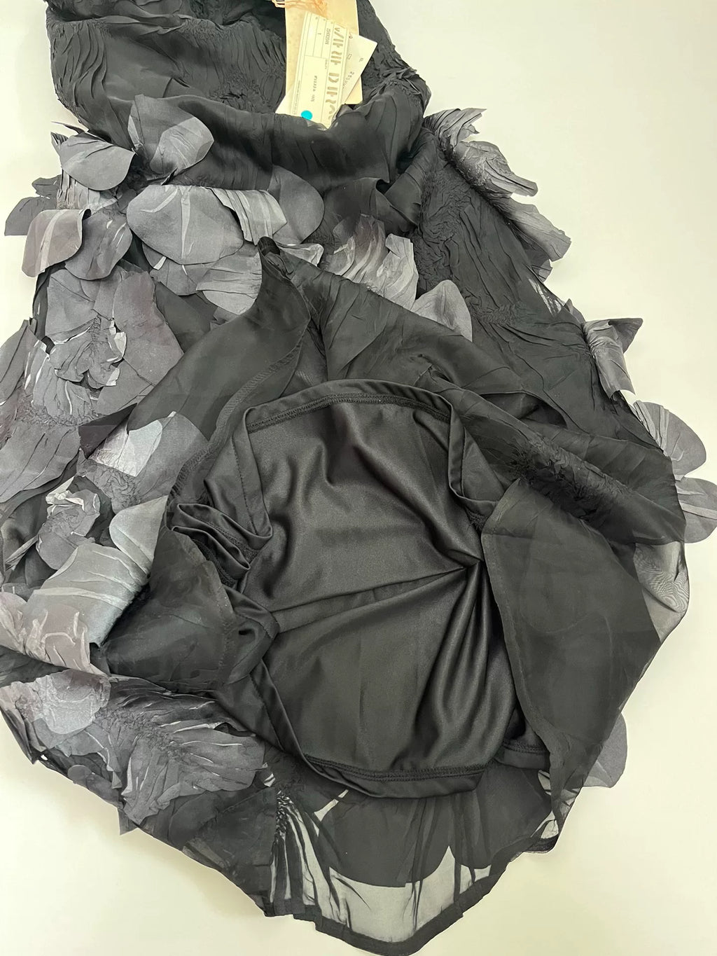 YOSHIKI HISHINUMA Black Floral Skirt