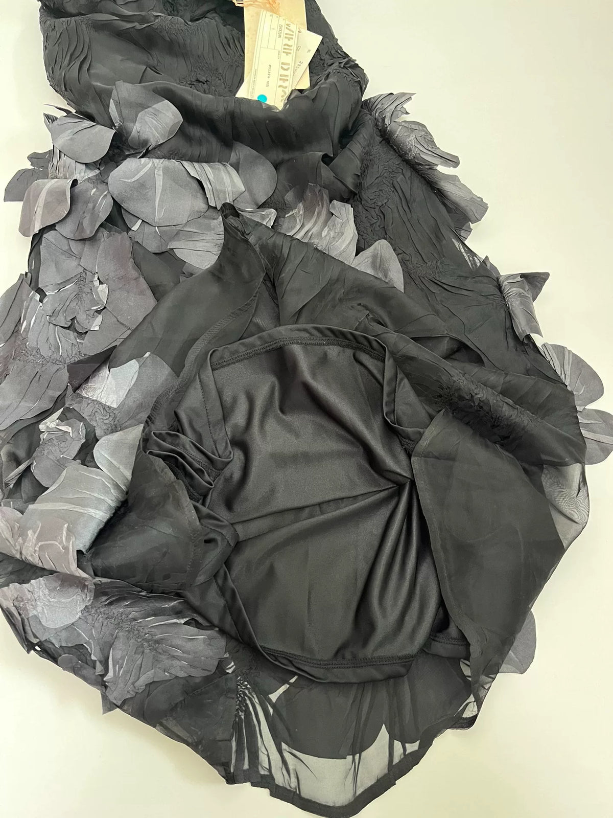 YOSHIKI HISHINUMA Black Floral Skirt