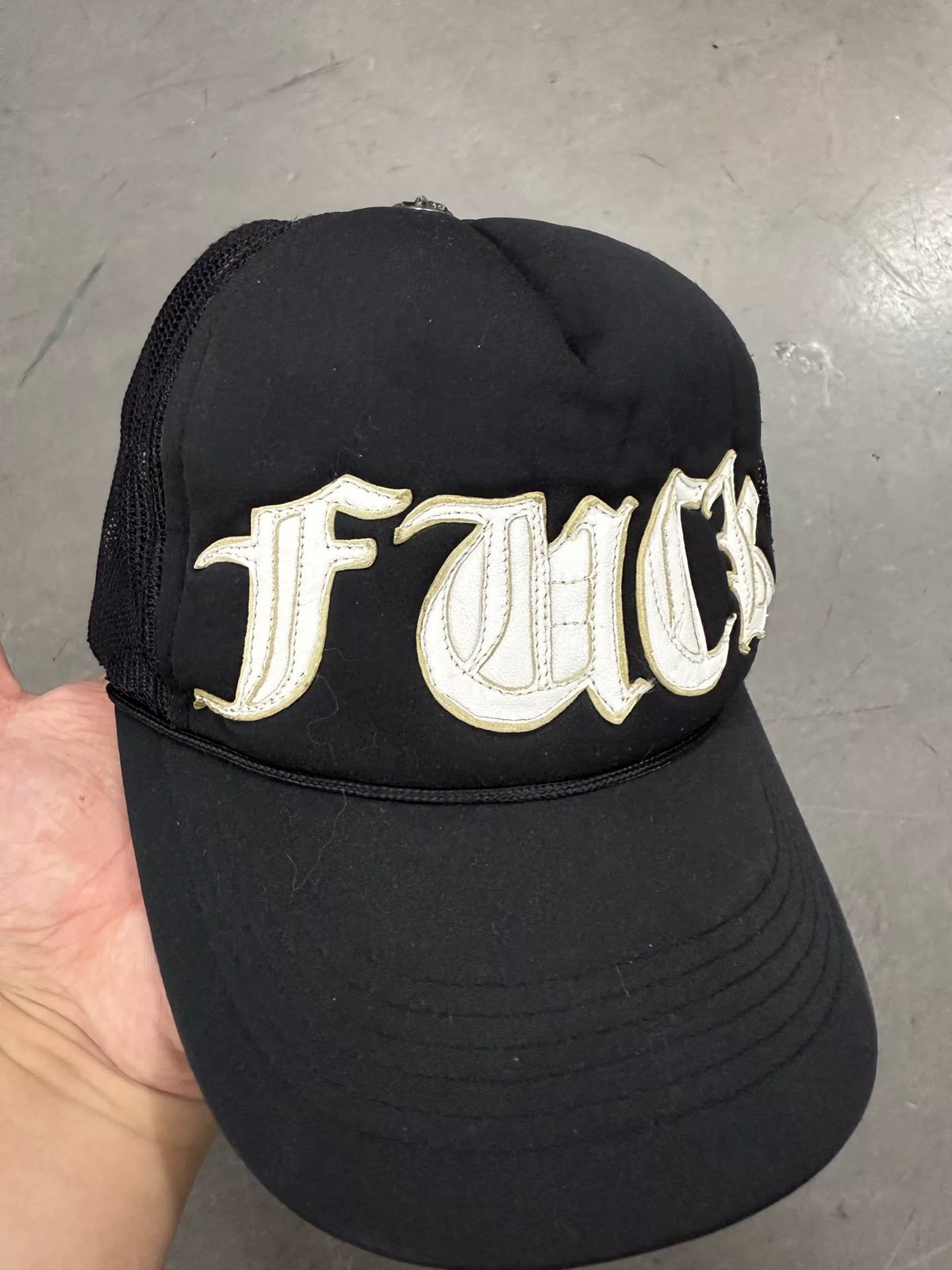 Chrome Hearts Fxxk Baseball Black Cap