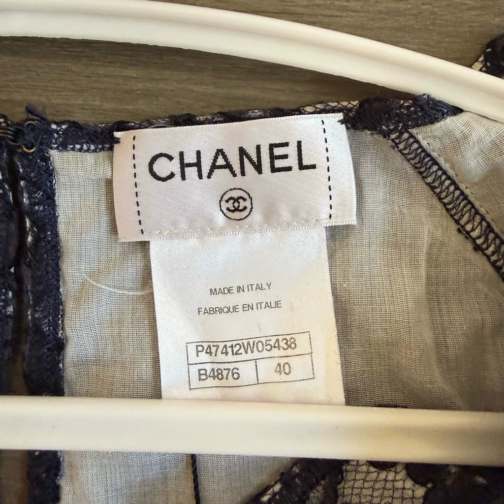 Chanel Singapore Lace Top